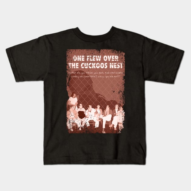 McMurphy's Escape Wardrobe Nest T-Shirts, Defy the System with Stylish Nonconformity Kids T-Shirt by JaylahKrueger